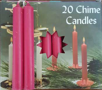 Pomegranate Chime candle 20pk - Click Image to Close