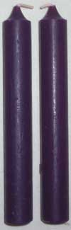 Purple Chime Candle 20pk - Click Image to Close