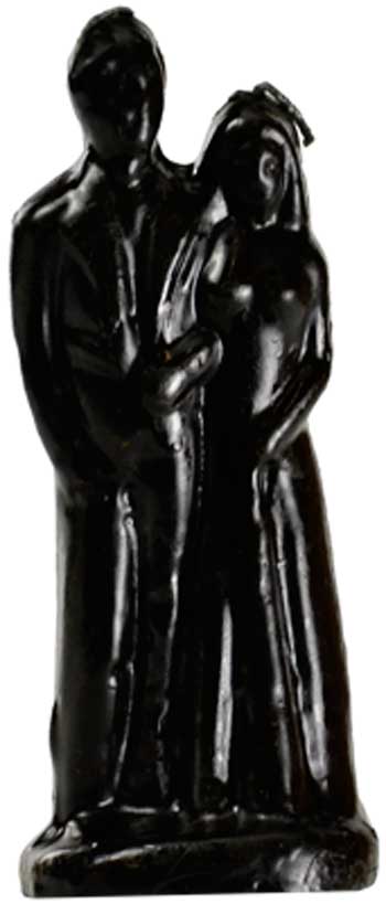 Black Marriage candle - Click Image to Close