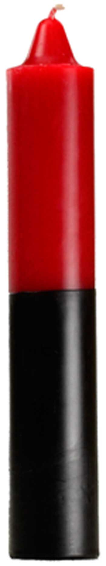 9" Red/ Black pillar - Click Image to Close