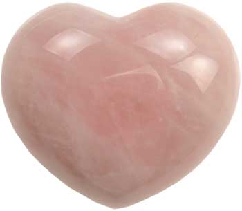 1 3/4" Rose Quartz heart - Click Image to Close