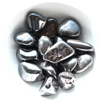 1 Lb Hematite tumbled - Click Image to Close