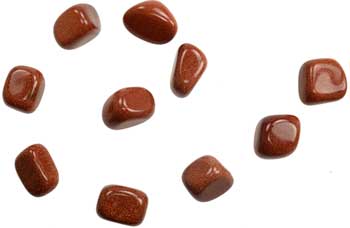 1 lb Red Goldstone tumbled - Click Image to Close