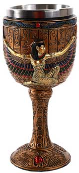 6 3/4" Isis (Oset, Aset, Auset) chalice - Click Image to Close